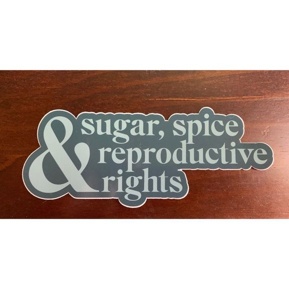 Sugar Spice Feminism Sticker - Picture 1 of 3